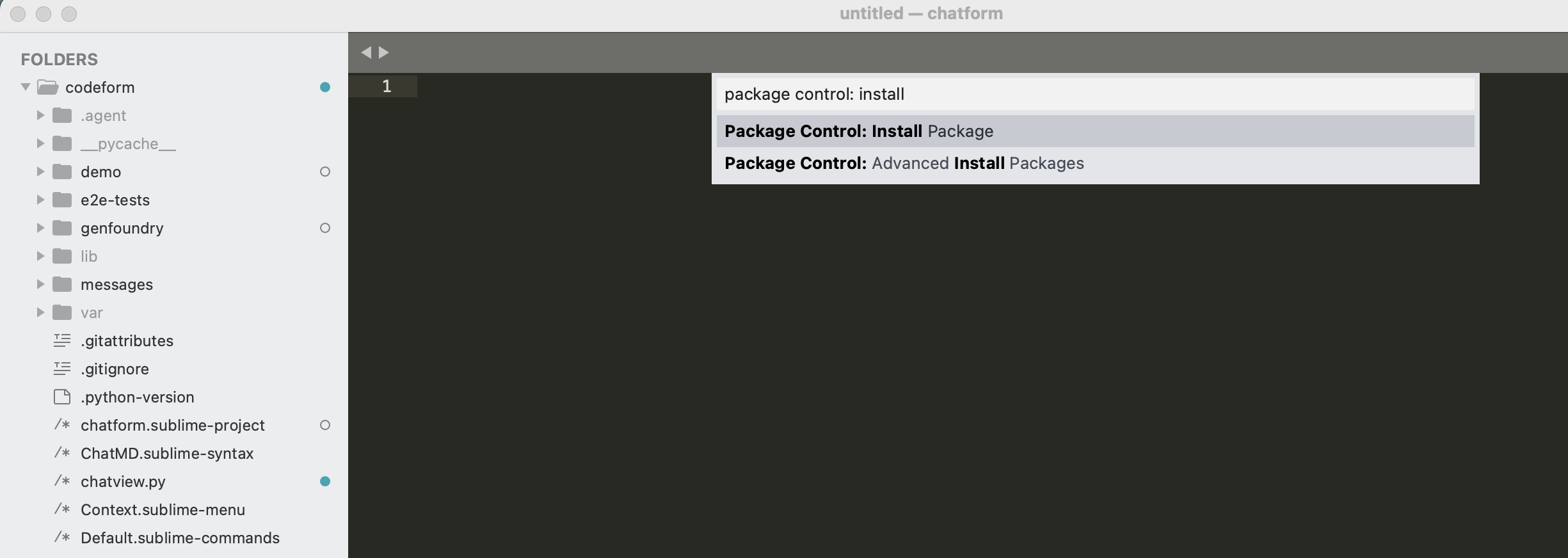 Package Control
